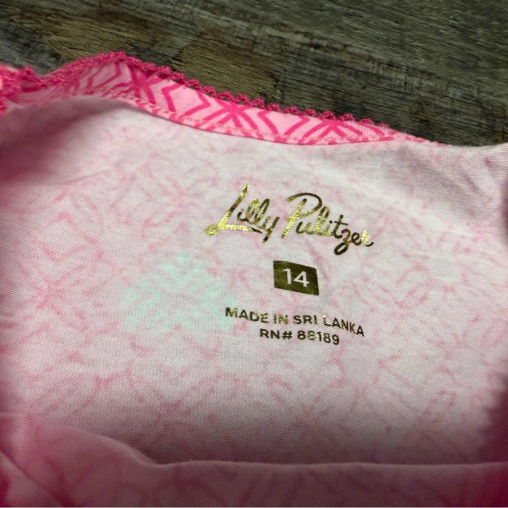 NWT NEW LILLY PULITZER Sammy Pajama Set Passion Pink Hearts 14 - Picture 5 of 7